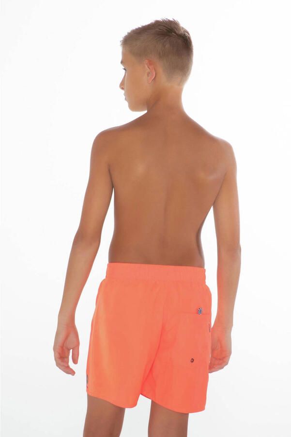 Protest zwemshort CULTURE JR neon roze Jongens Polyamide Effen 164