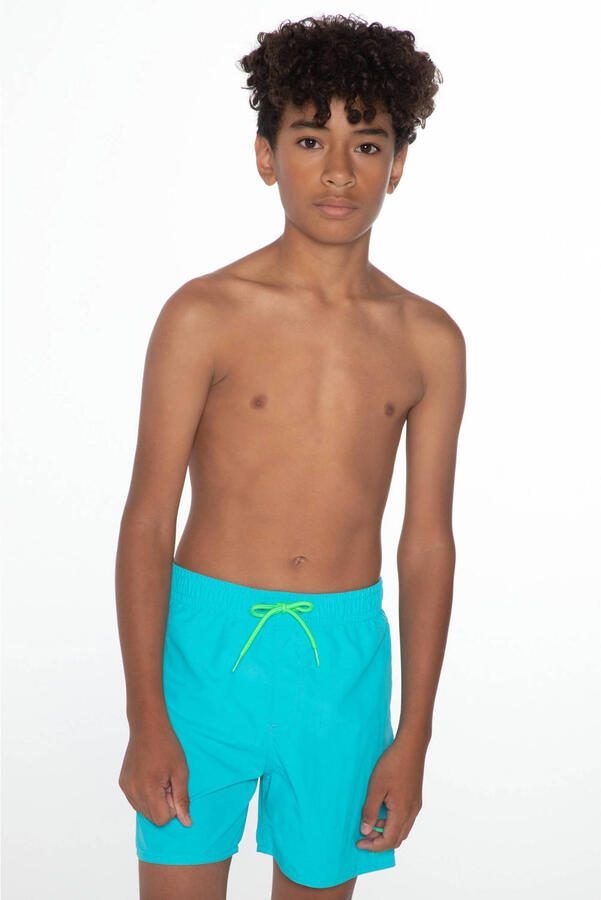 Protest zwemshort CULTURE JR turquoise