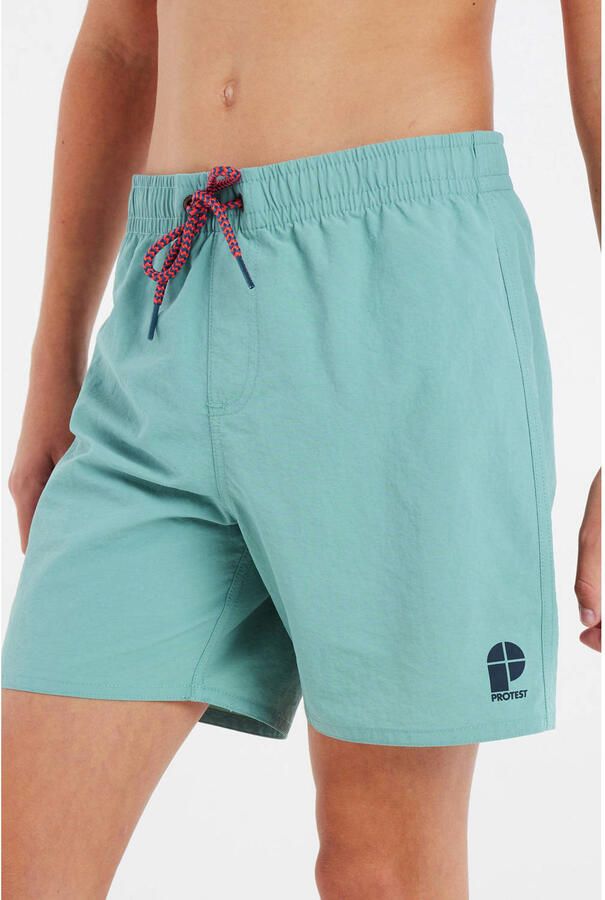 Protest zwemshort CULTURE JR zeegroen Jongens Polyamide Effen 152 - Foto 2