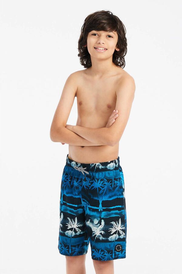 Protest zwemshort PRTSTONES JR blauw zwart