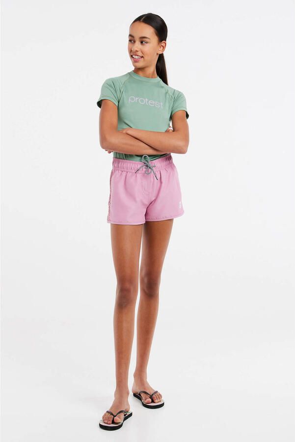 Protest zwemshort PRTTAYLOR JR roze Meisjes Polyester Effen 104 - Foto 2