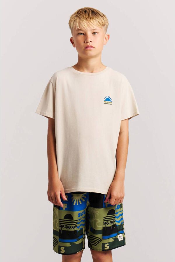 Protest zwemshort PRTTONNY JR olijfgroen blauw - Foto 3