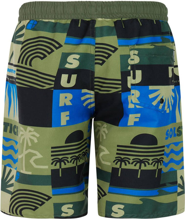 Protest zwemshort PRTTONNY JR olijfgroen blauw - Foto 2