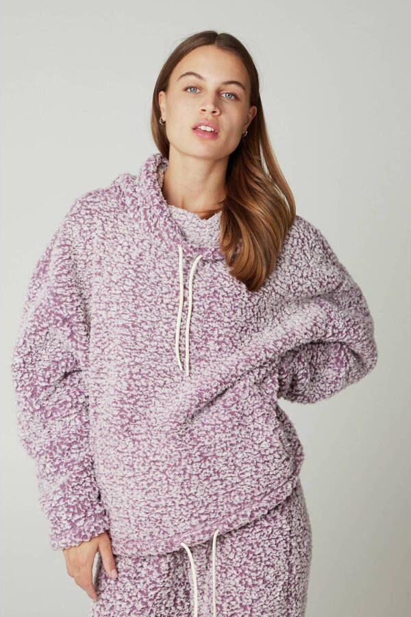 Protest sweater Larimar lila wit