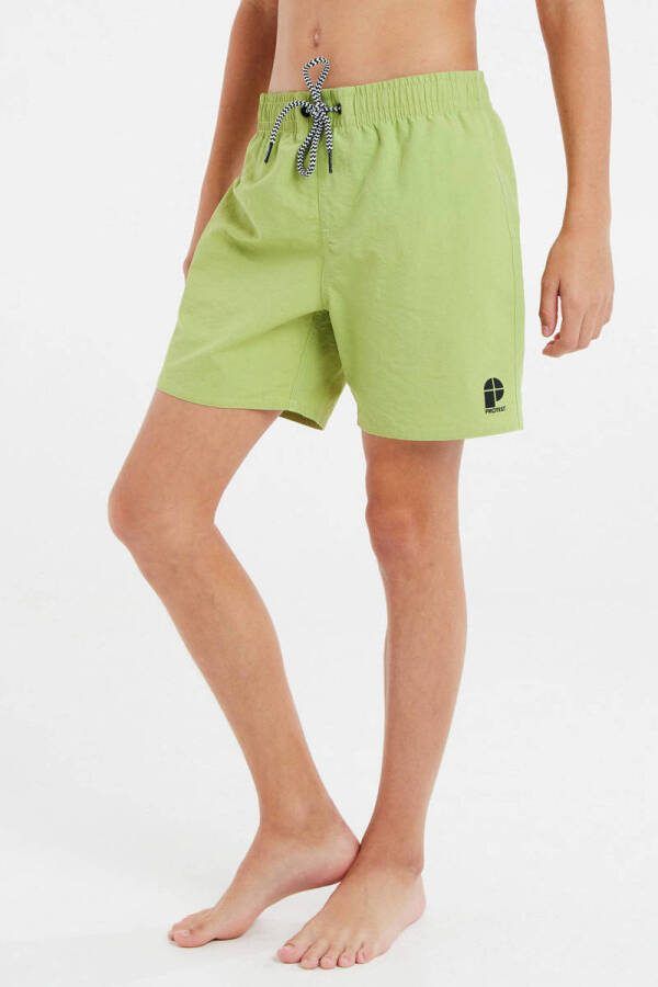 Protest zwemshort CULTURE JR limegroen Jongens Polyamide Effen 104 - Foto 3