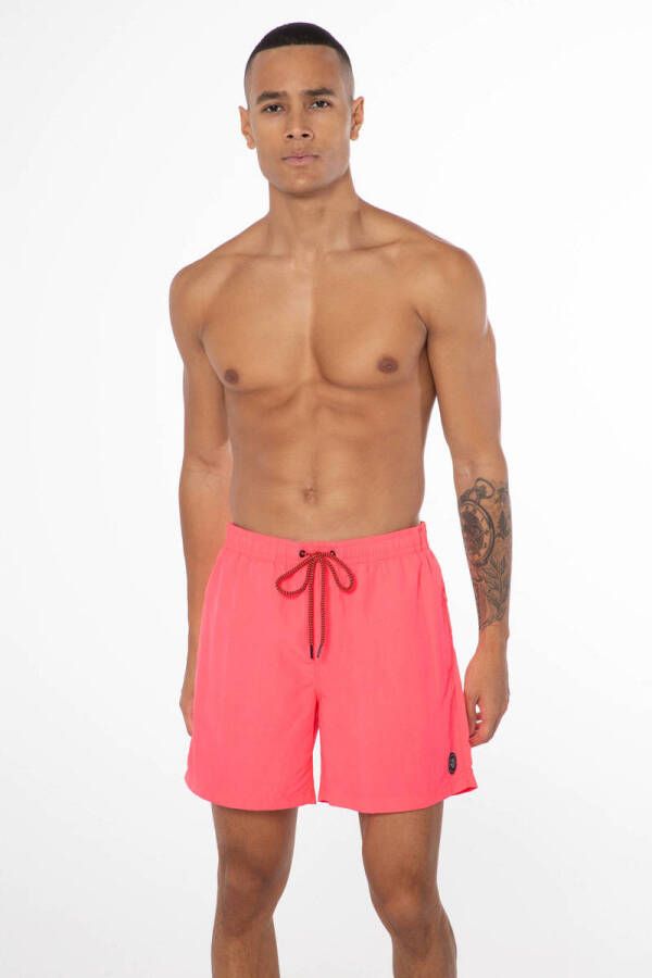 Protest zwemshort FASTER neon roze