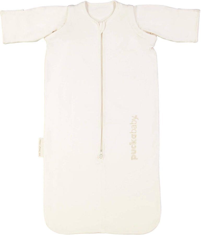 Puckababy Bag baby slaapzak 0-6 mnd Pure Babyslaapzak Ecru Effen