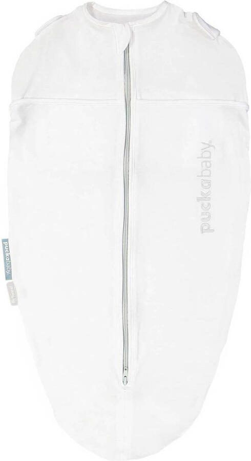 Puckababy The Original inbakerslaapzak 3-6 mnd Tencel White Inbakerdoek Wit