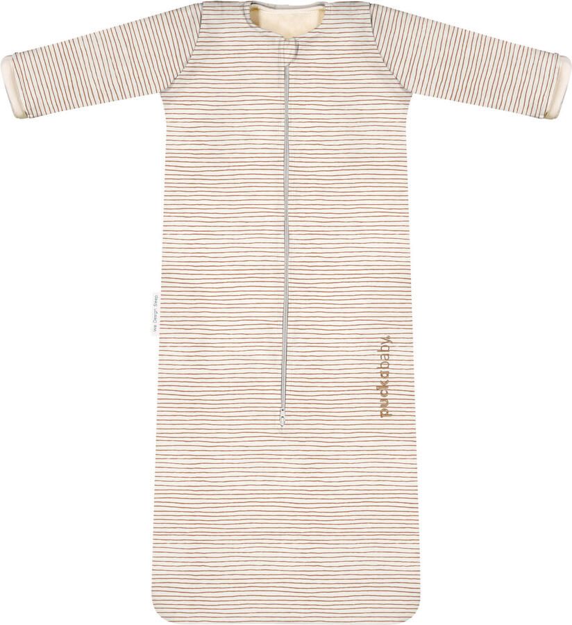 Puckababy The Bag 4-seizoenen slaapzak 6 mnd- 2 5 jr Beige hazel stripes