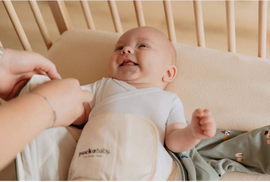 Puckababy The Bag Newborn baby slaapzak 0-6 mnd Groen multicolor - Foto 2