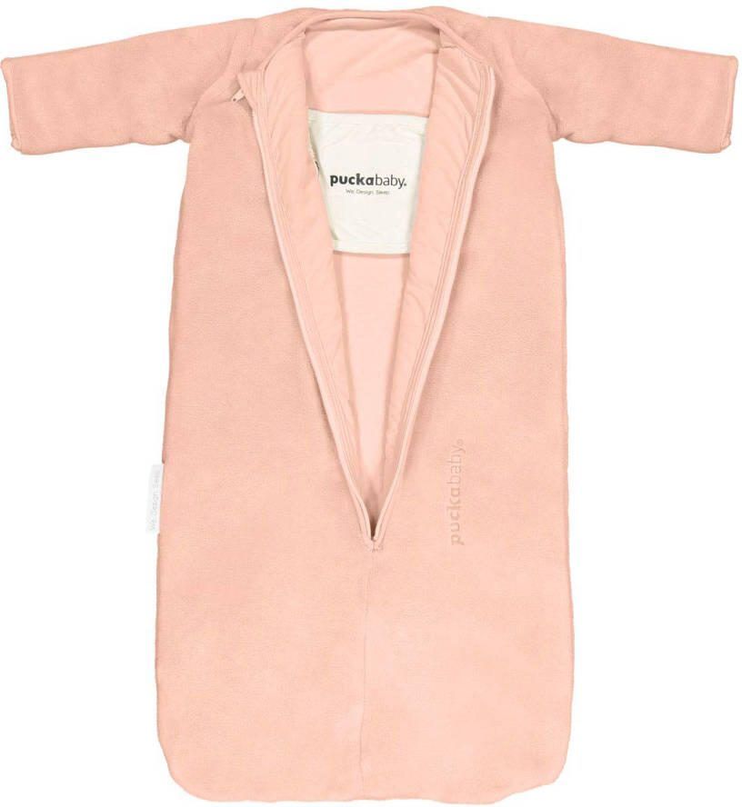 Puckababy The Bag Newborn winter slaapzak met teddy peach 0-6 mnd - Foto 2