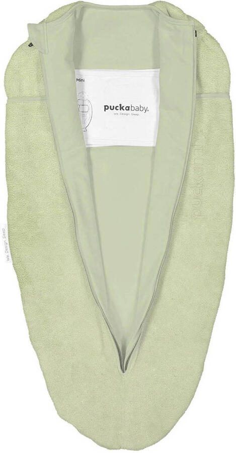 Puckababy The Original inbakerslaapzak 3-6 mnd Teddy Olive Inbakerdoek Groen