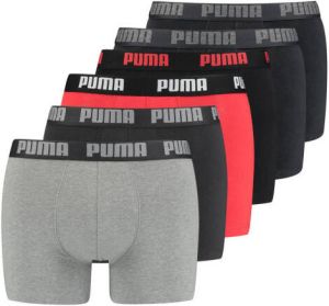 Puma Boxershort met logo in band in een set van 6 stuks