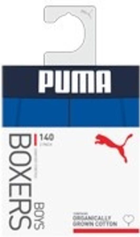 PUMA Boxershort BOYS EVERYDAY BASIC BOXERS 2P Comfortabele logotailleband zonder opening (Set van 2)