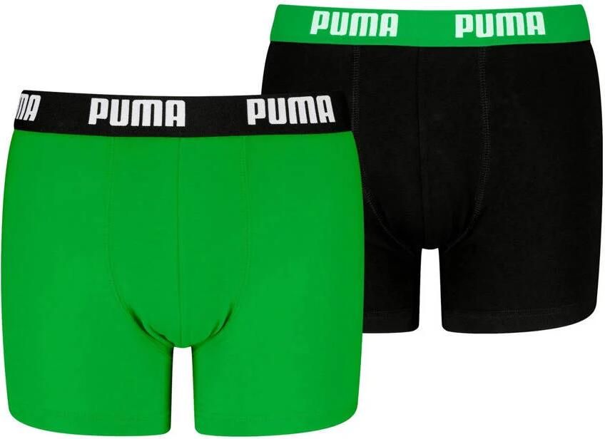 Puma boxershorts groen zwart (set van 2)