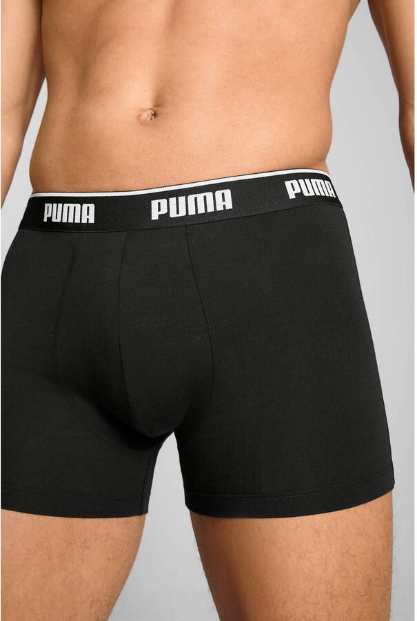 PUMA Boxershort MEN EVERYDAY BASIC BOXERS 3P Comfortabele elastische logotailleband (Set van 3) - Foto 2