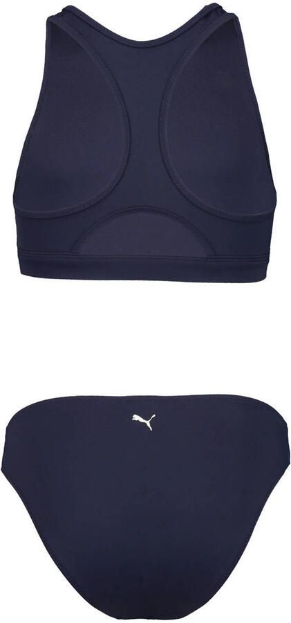 Puma crop bikini donkerblauw Meisjes Polyamide Effen 140