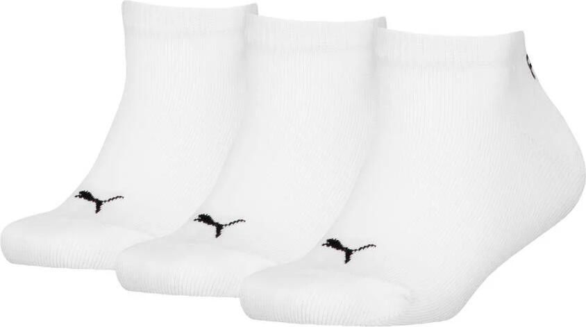 Puma sneakersokken met logo wit (set van 3)