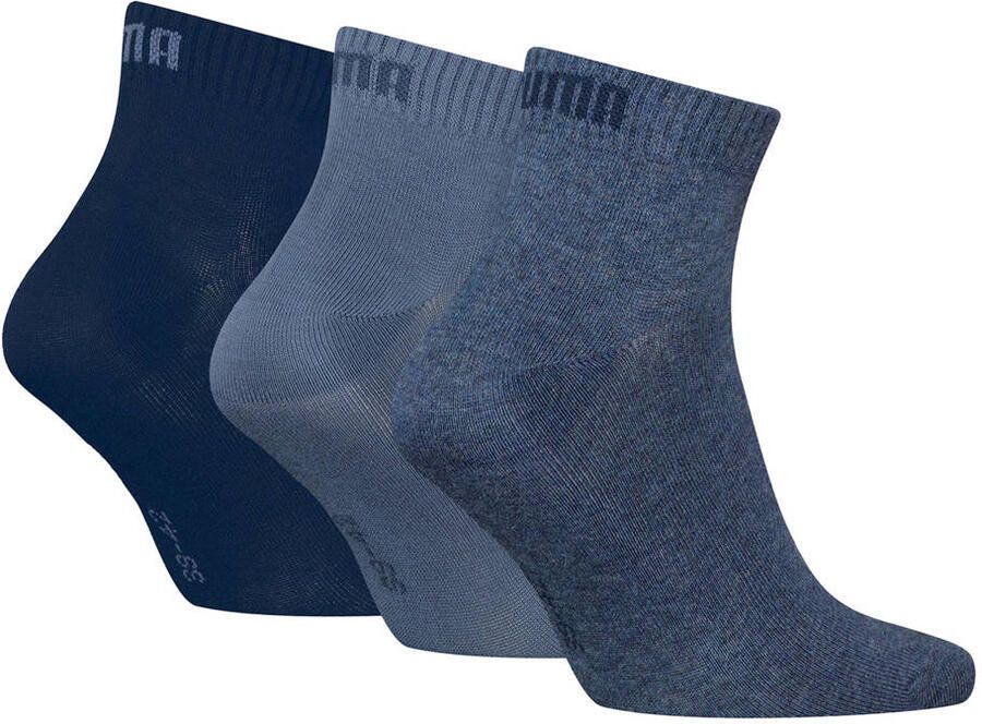 PUMA Korte sokken UNISEX QUARTER PLAIN 3P (3 paar 3 paar)