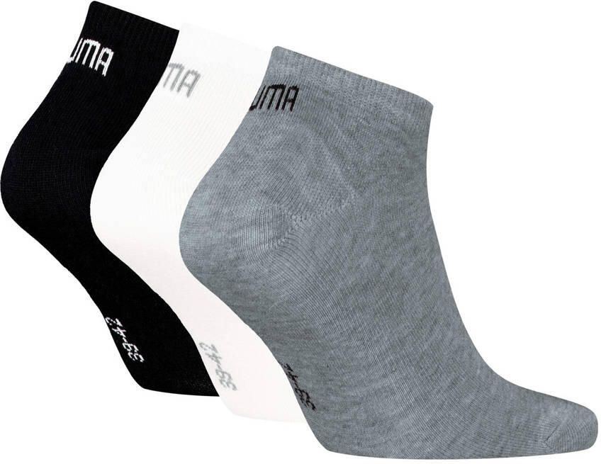Puma Sokken met elastische boordjes in een set van 3 paar