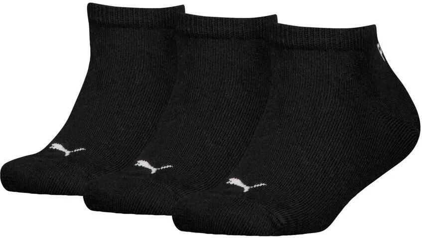 Puma sneakersokken zwart (set van 3)