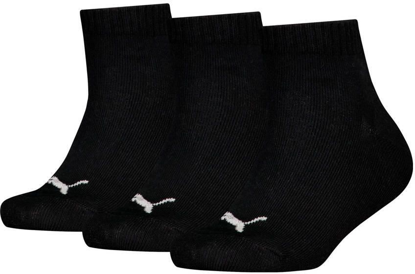Puma sneakersokken zwart (set van 3)