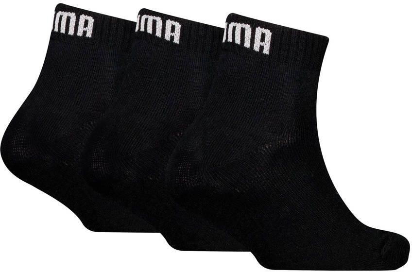 Puma sneakersokken zwart (set van 3) - Foto 2