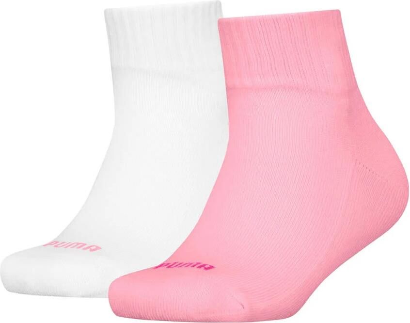 Puma sokken roze wit (set van 2)
