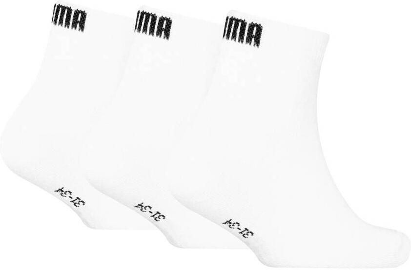 Puma sokken wit (set van 3) - Foto 2