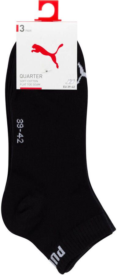 Puma Kwart Plain Sokken Black Unisex - Foto 2