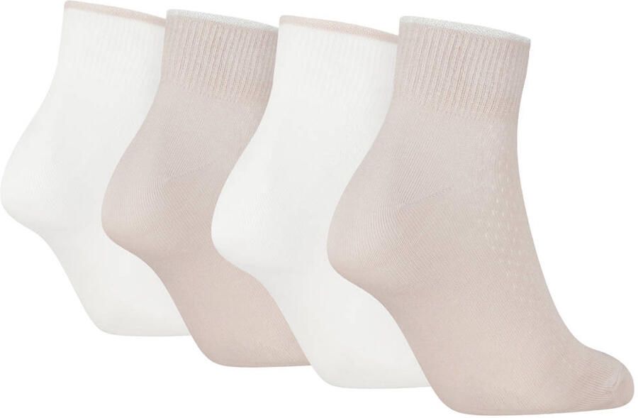 Puma sokken set van 4 beige wit - Foto 2