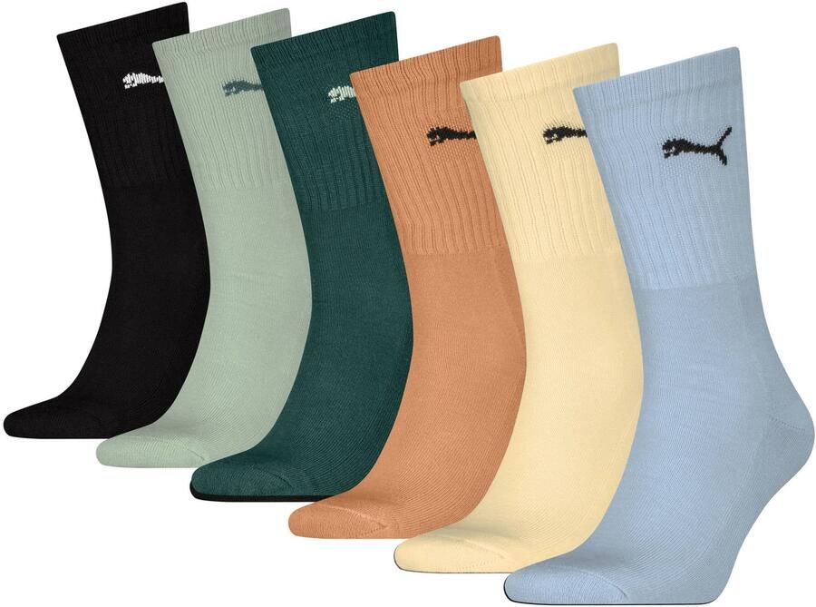 Puma sokken set van 6 multi