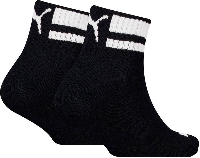 PUMA Korte sokken Clyde Junior met gestreepte boorden (2 paar)