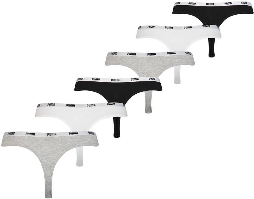 Puma String met elastische band met label in een set van 6 stuks - Foto 2