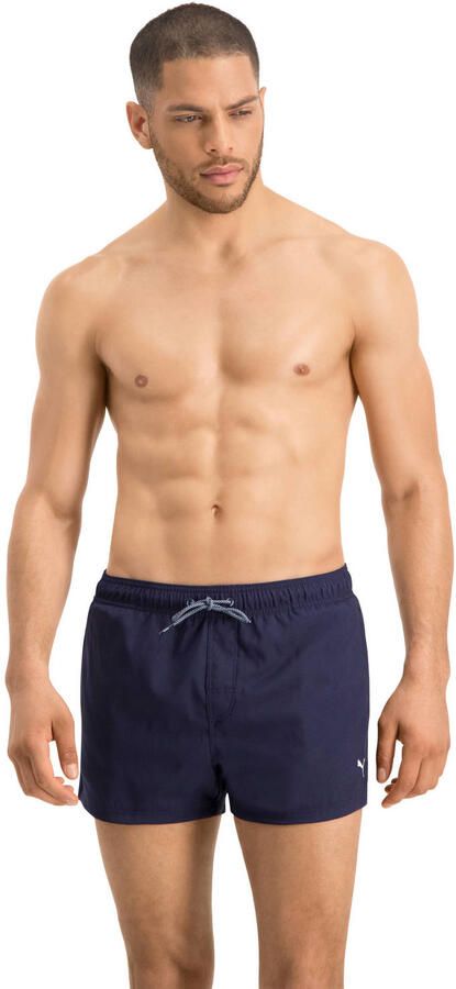 PUMA Zwemshort SWIM MEN SHORT LENGTH SWIM SHORTS met zij-ingreepzakken achterzak met klittenband
