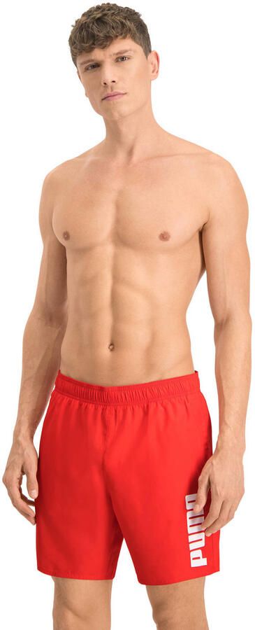 Puma Rode Zwembroek voor Mannen Red Heren