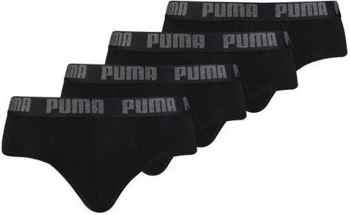 Puma Slip met elastische band met logo in een set van 4 stuks