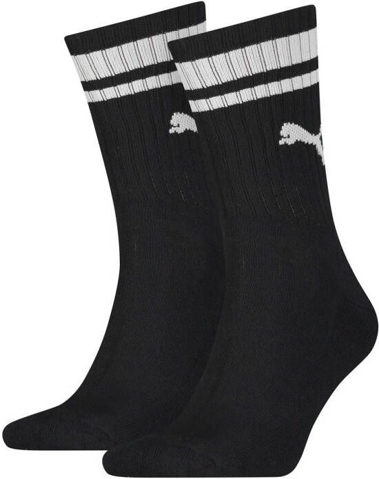 Puma sokken met logo set van 2 zwart