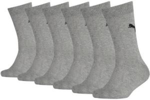 Puma sokken met logo set van 6 grijs