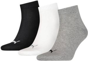 Puma Sneakersokken van katoenmix in een set van 3 paar