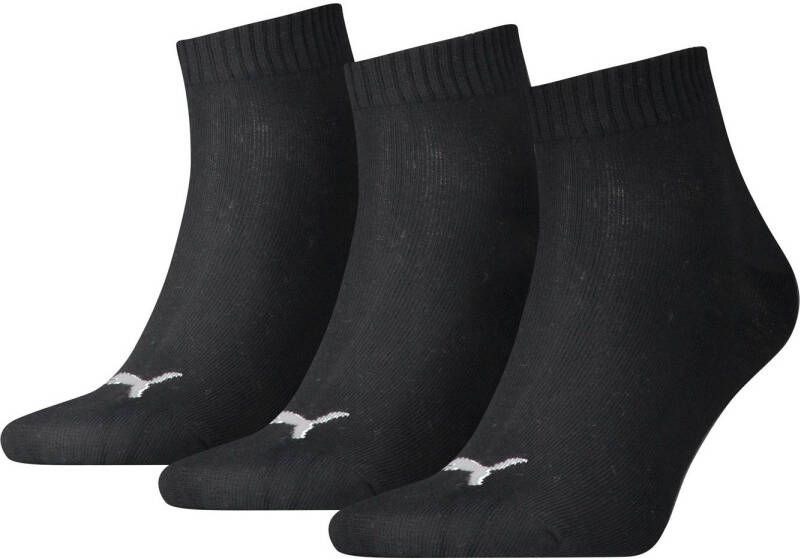 Puma sokken set van 3 zwart