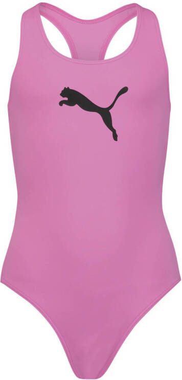 Puma sportbadpak met logo roze Meisjes Polyamide Logo 164