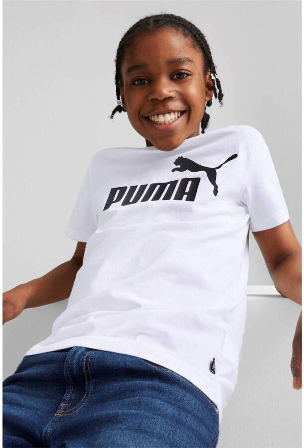 Puma T-shirt met logo wit