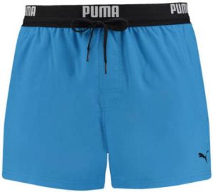 Puma Baador Logo Swimshort Blauw Heren