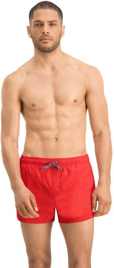 PUMA Zwemshort SWIM MEN SHORT LENGTH SWIM SHORTS met zij-ingreepzakken achterzak met klittenband