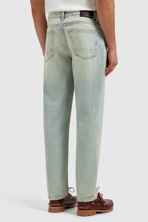 Pure Path Aiden loose fit jeans denim blue green - Foto 2