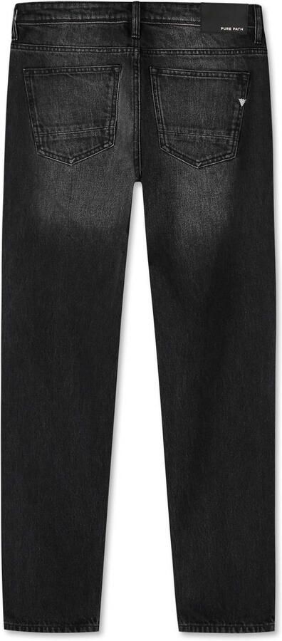 Pure Path Eric regular fit jeans zwart - Foto 2
