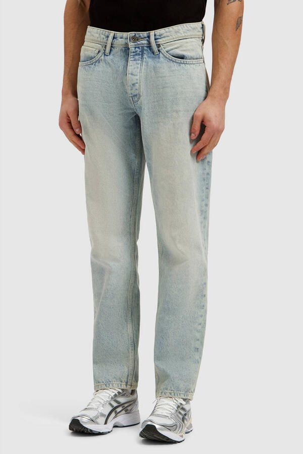 Pure Path Eric regular fit jeans denim blue green