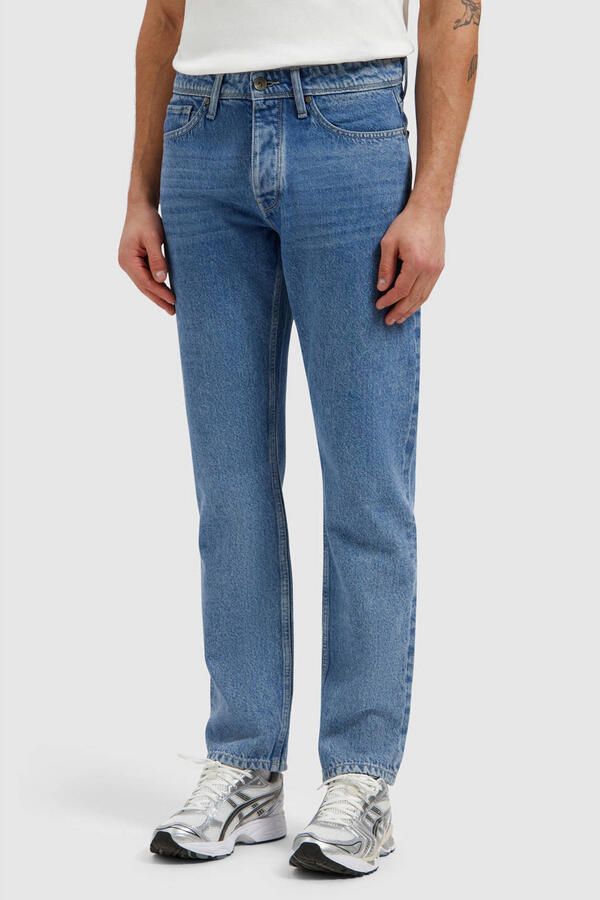Pure Path Eric regular fit jeans denim mid blue