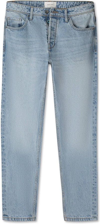Pure Path Eric regular fit jeans lichtblauw